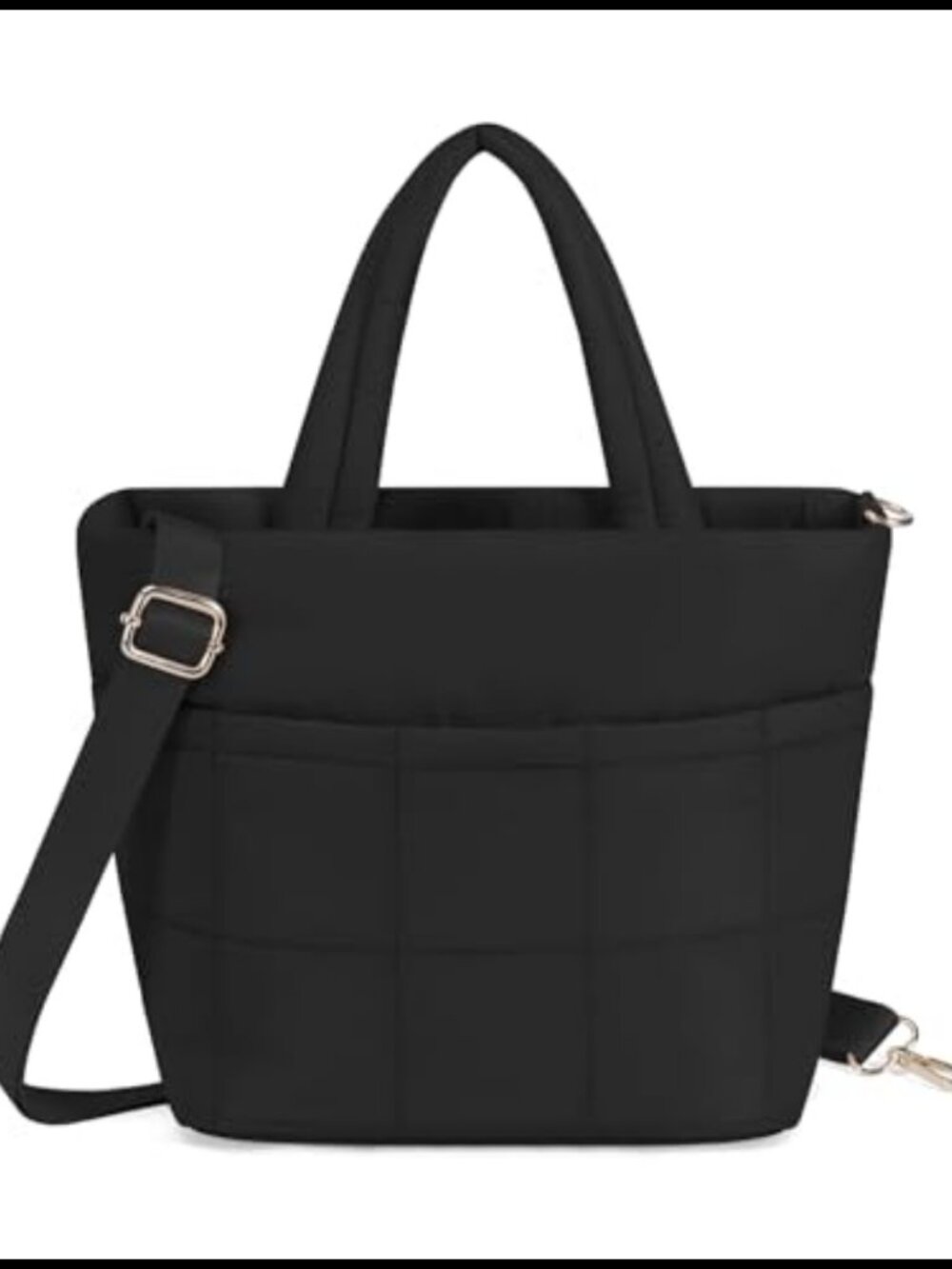 Nylon Crossbody Bag RFID Anti Theft Small Puffer Tote Travel Purse